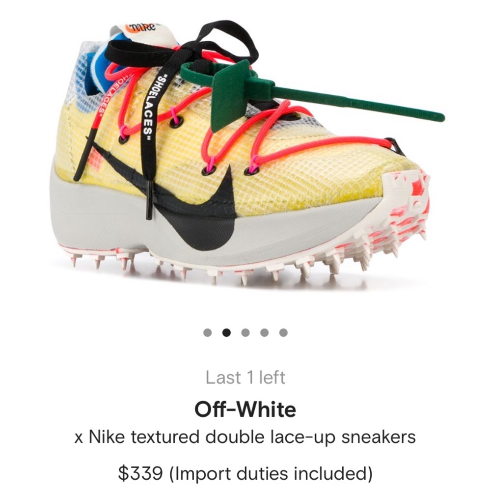 Off white x Nike shoes
